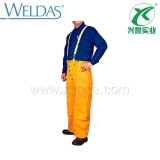 威特仕电焊服金黄色吊带裤44-2600