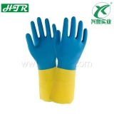HTR海太尔 10-228橡胶双色防化手套