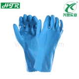 HTR海太尔 10-234蓝色天然橡胶手套