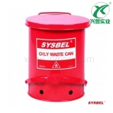 西斯贝尔SYSBEL WA8109700油渍废弃物防火垃圾桶(21加仑/79.3升)
